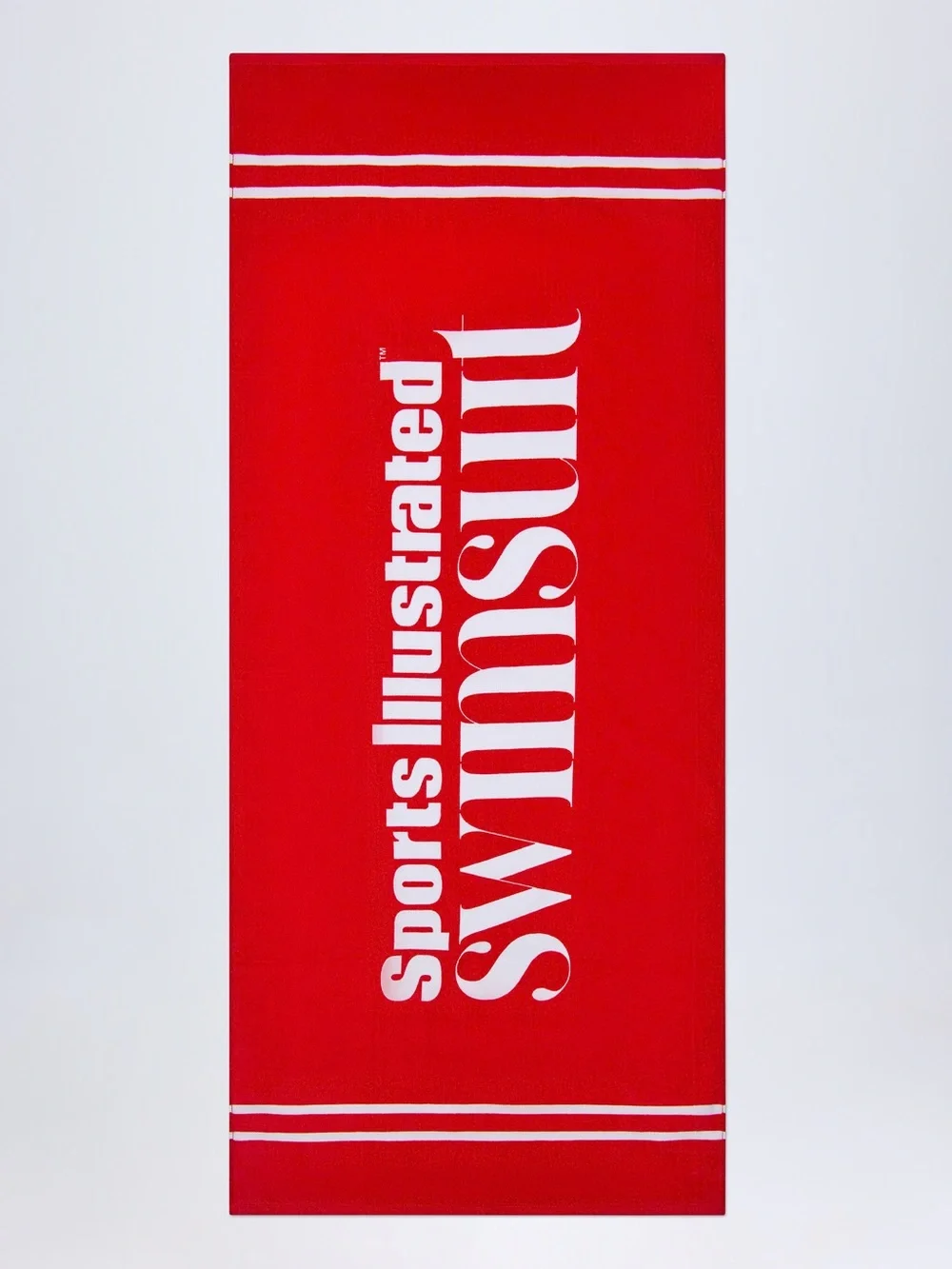 NEW Oh Polly x Sports Illustrated Swimsuit Toalla Fiery Red Logo Beach Towel